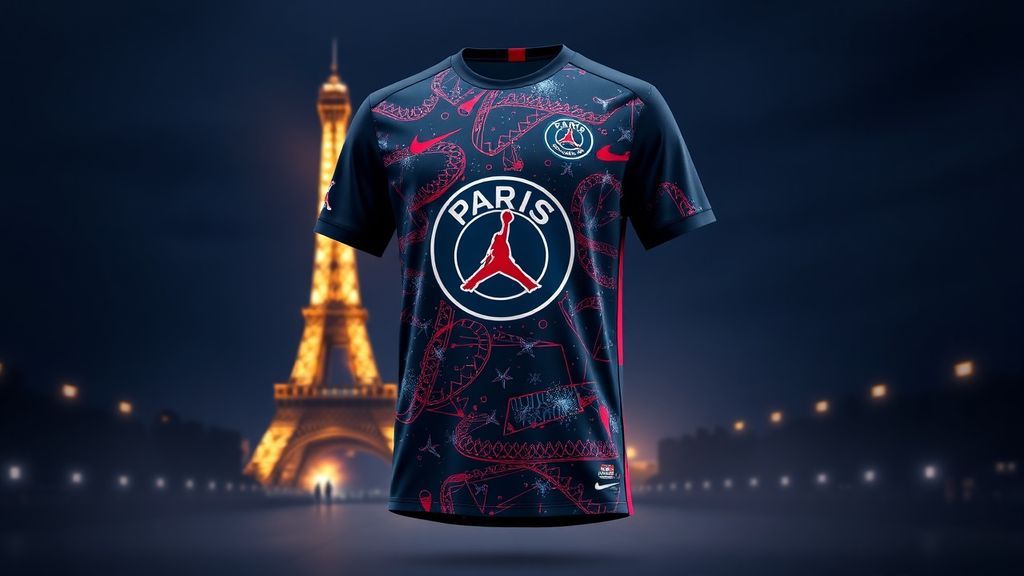 巴黎圣日耳曼夜光战袍惊艳上市！乔丹联名系列颠覆足球装备设计传统